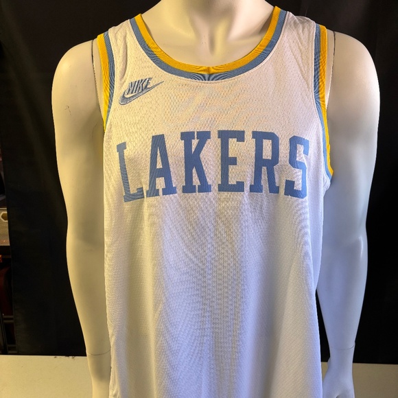 New mens large authentic Hardwood Classics Los Angeles Lakers basketball jersey - Picture 1 of 6
